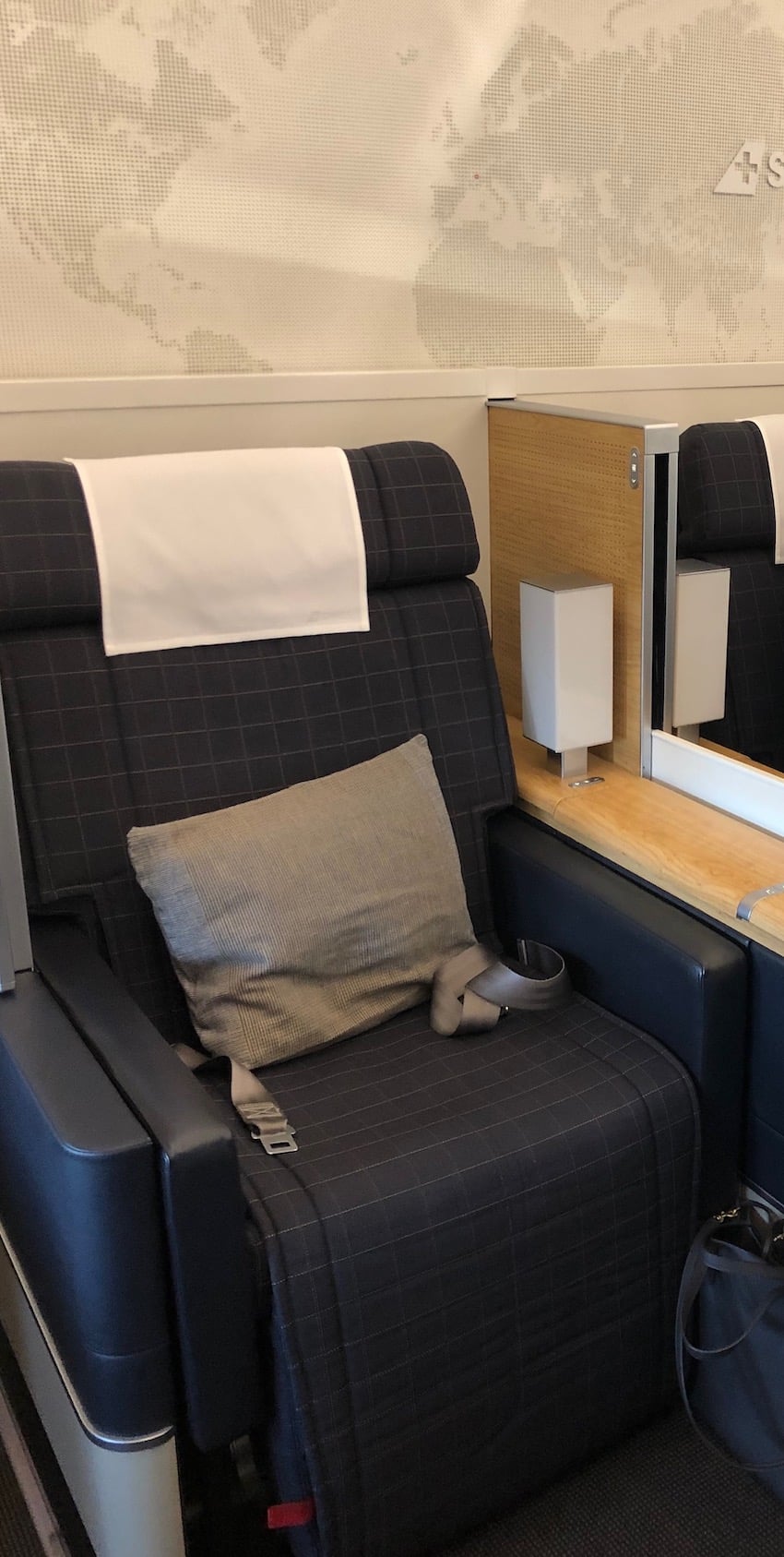 Behagelige seter, Anmeldelse: Swiss First Class fra Zurich til Dubai