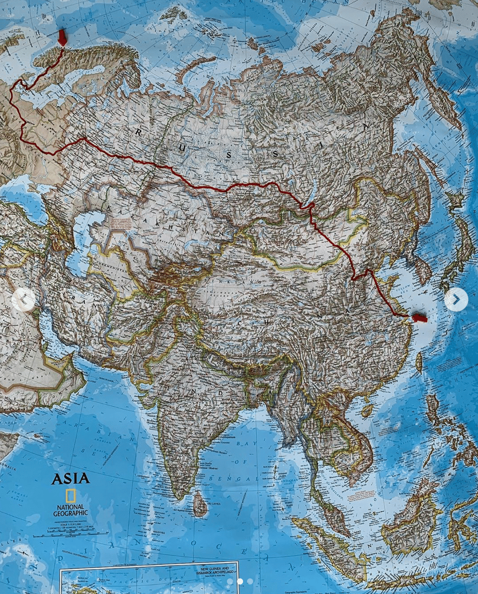 En togreise fra vest til øst. Transsibirske jernbane. Med Zarengold.