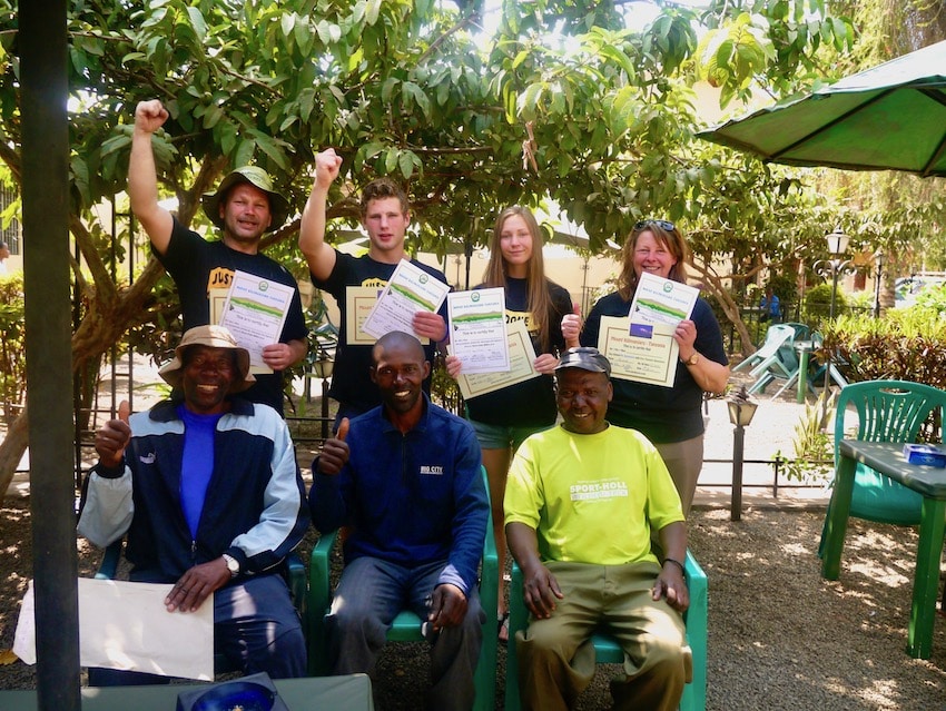 Guidene som fikk oss på toppen av Kilimanjaro, Uhuru peak