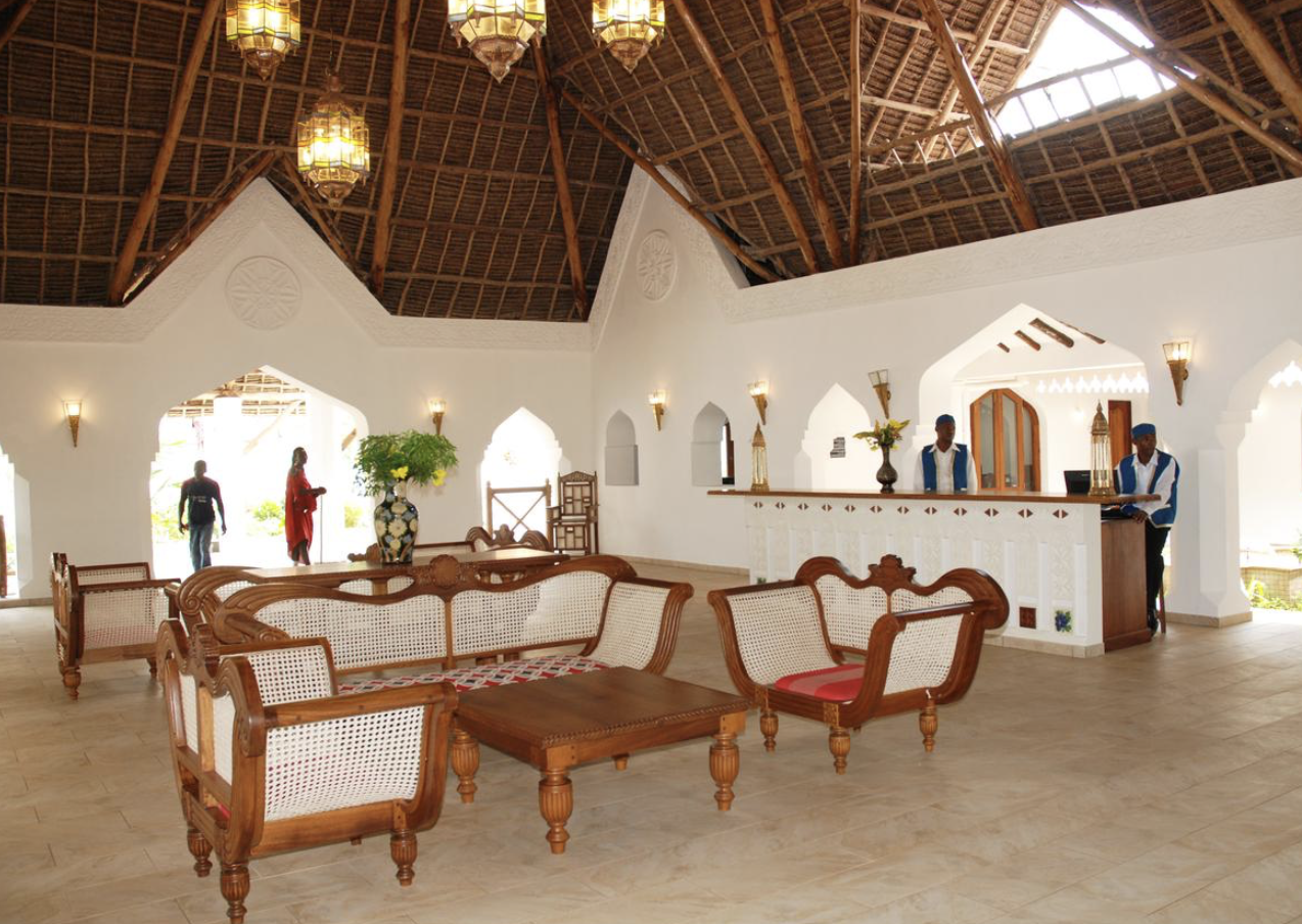 Resepsjonen, Sultan Sands Zanzibar