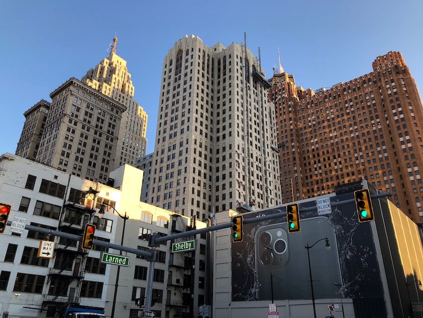 Art deco buildings, Detroit