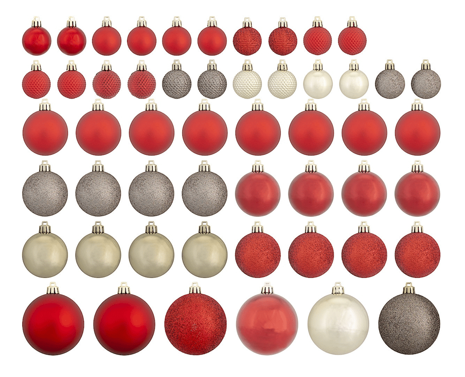 Lag en dekorativ krans av julekuler - Rundtekvator