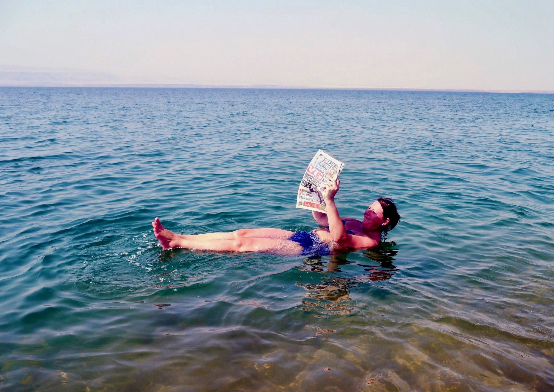 helsegevinst ved å bade i Dødehavet
