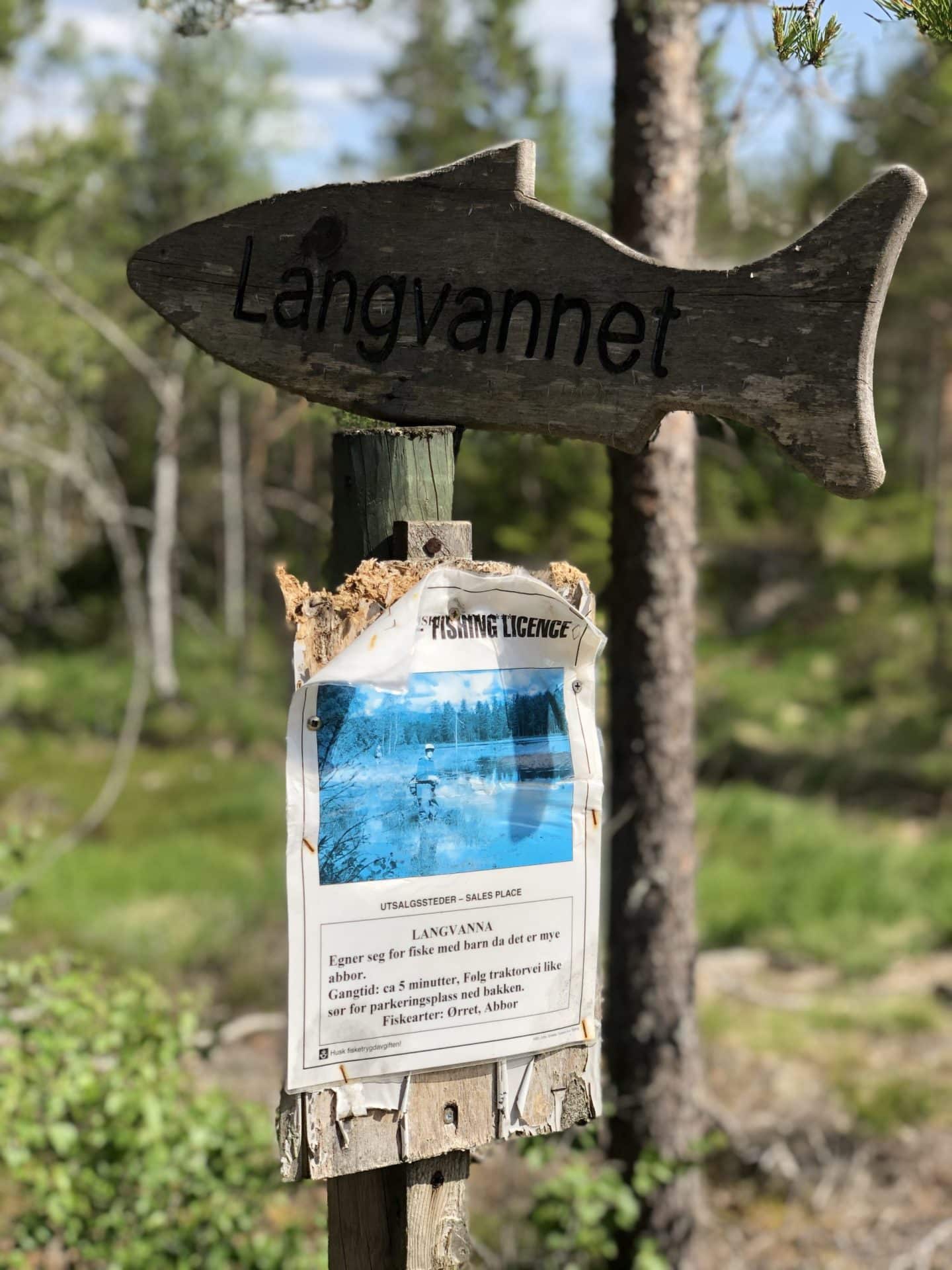 Langvannet, Vestfjella