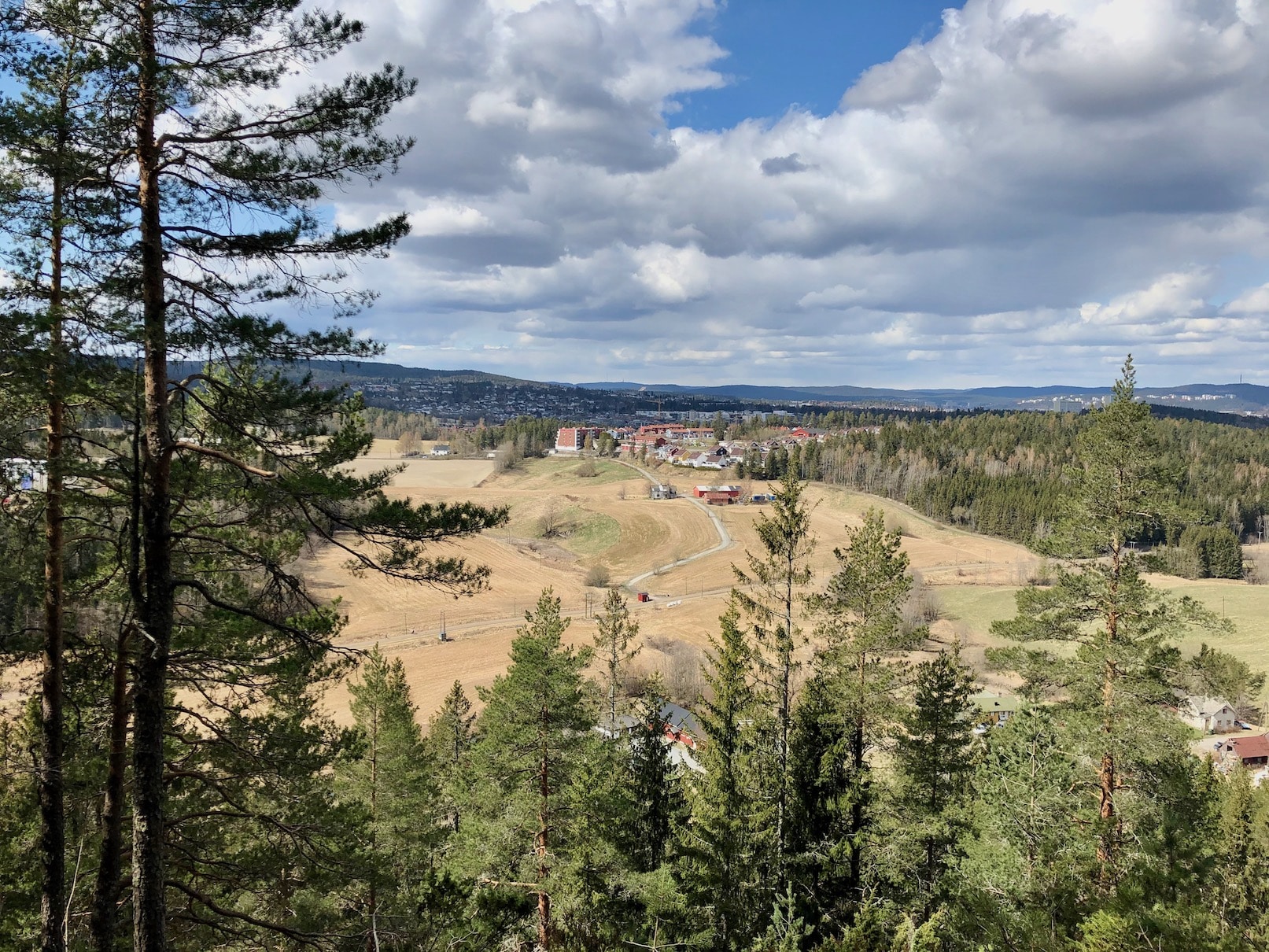 Utsikt fra Kirkerudkollen