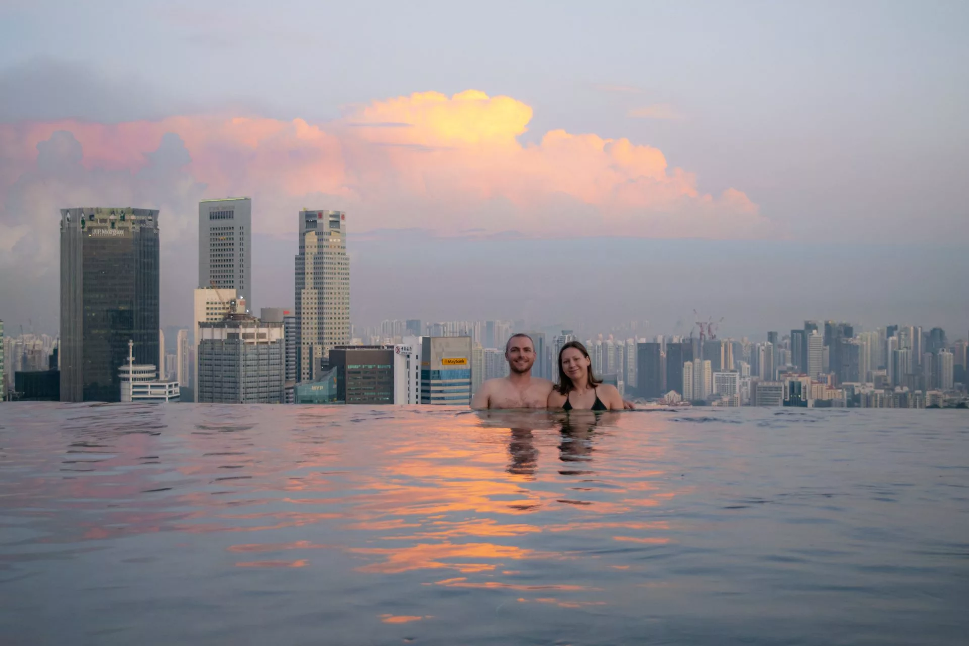 Infinity Pool på Marina Bay Sands - Luksuriøst bad med spektakulær utsikt