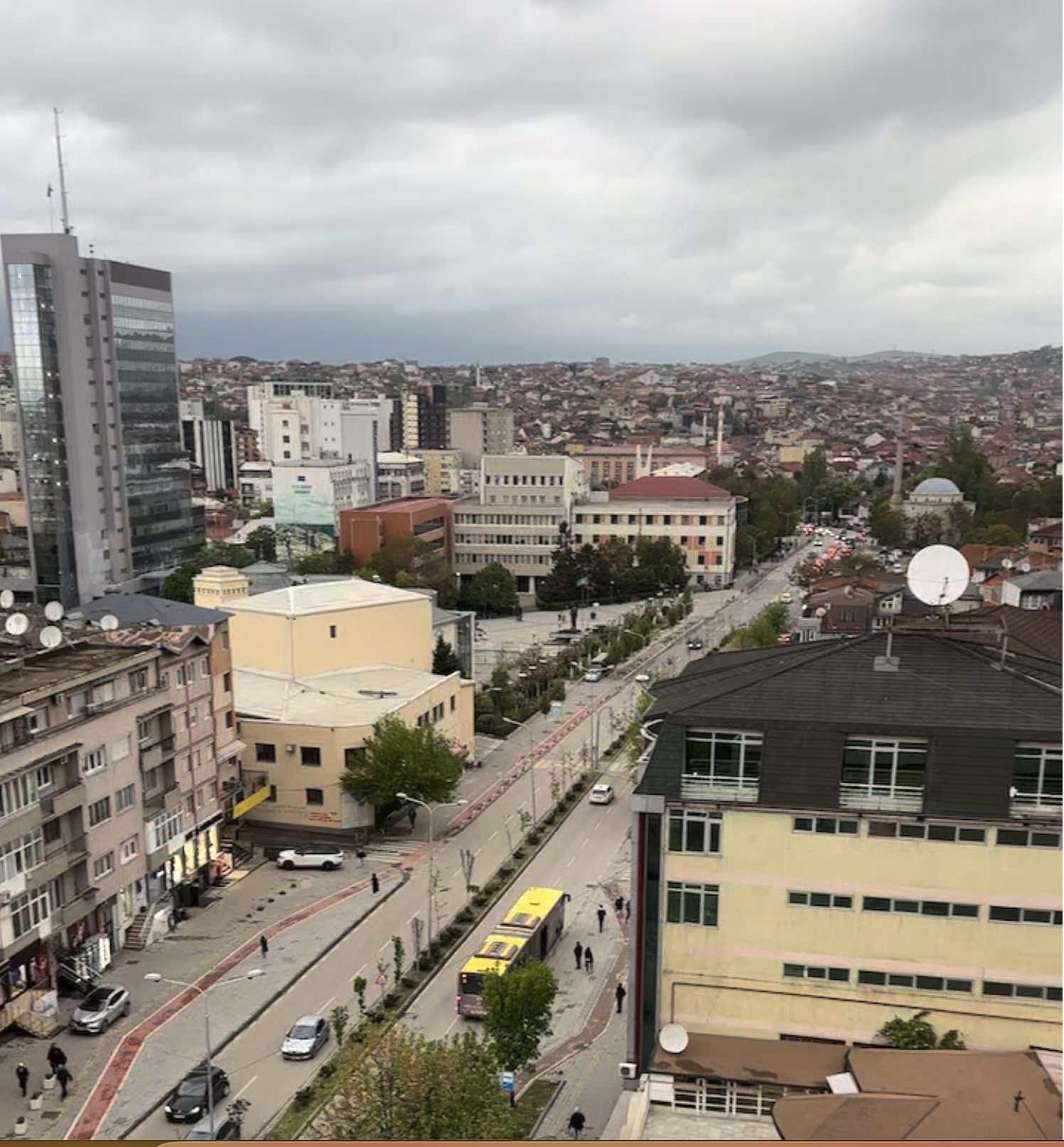 utsikt fra Sirius sin Rooftop Bar