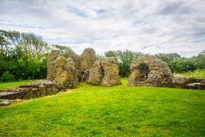 Borgruinen Engelsborg på Slotø