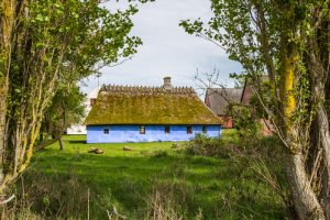 Peter Freuchens blå hus på Enehøje