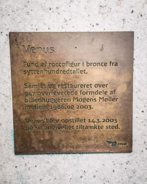 Statuen-Venus-tunnelen-Valby-Station
