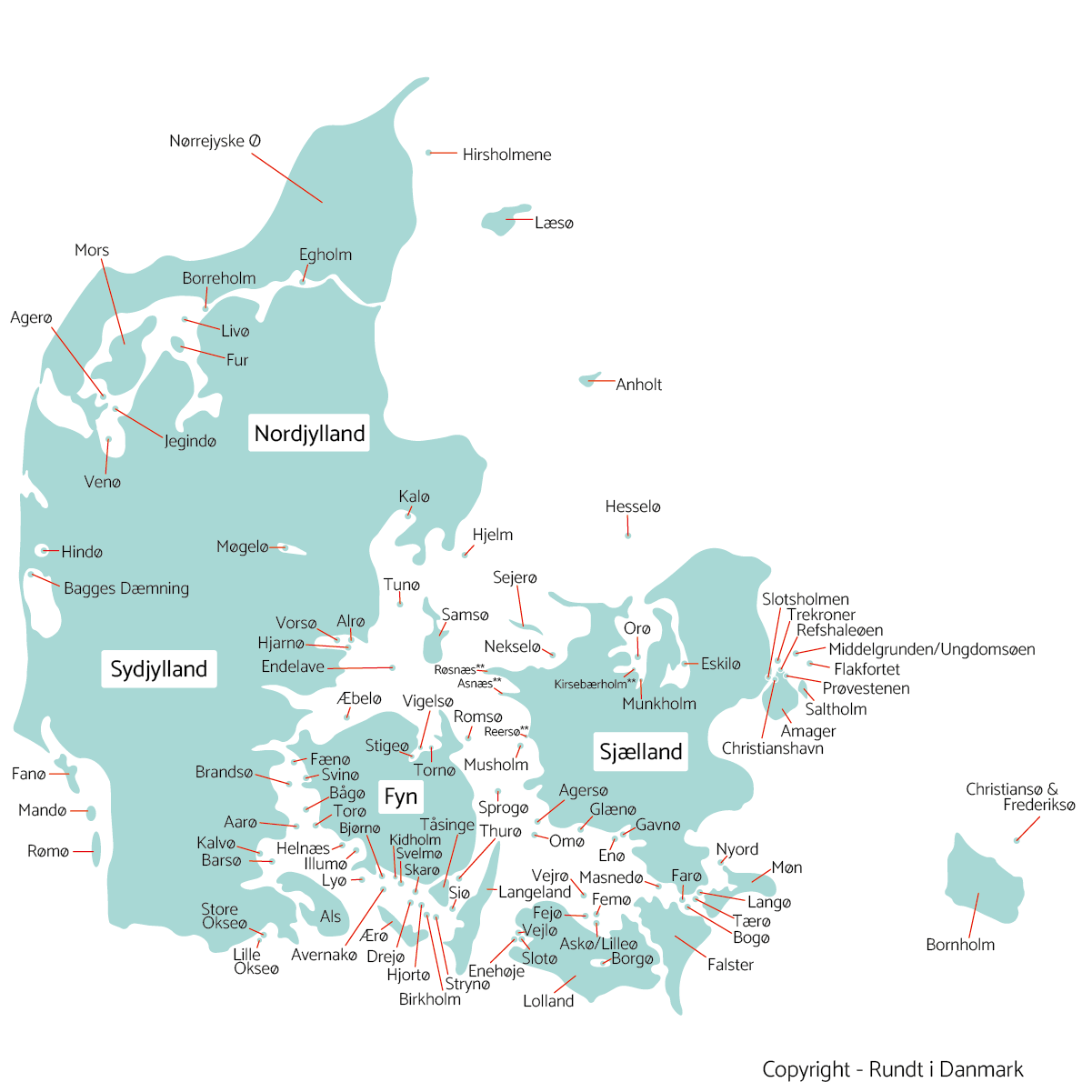 Danmark-oe-kort