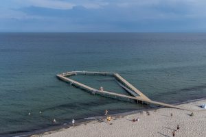 Badebroen ved Marielyst Strand