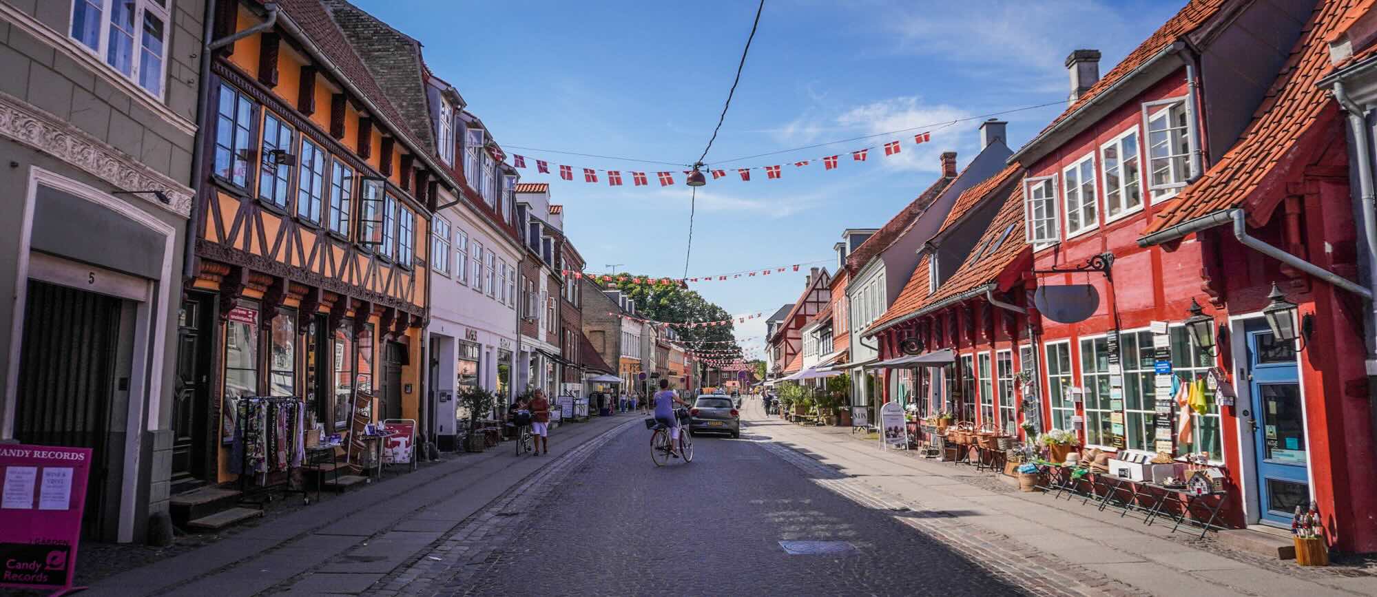 Vestergade i Køge ved Torvet