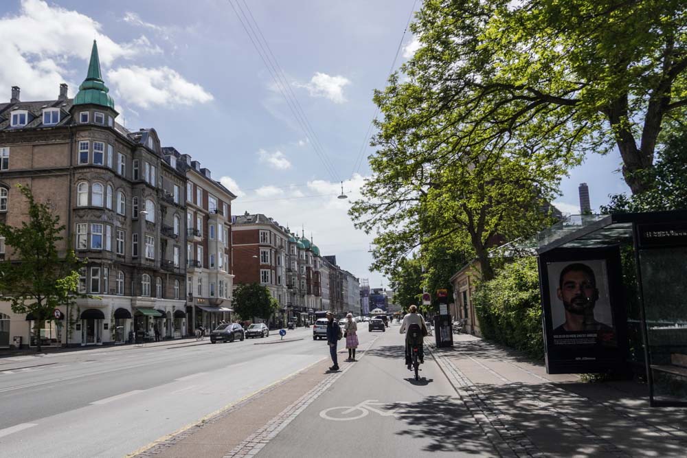 Østerbrogade i København