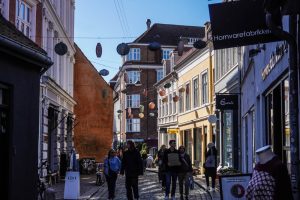 Badstuegade i Latinerkvarteret i Aarhus