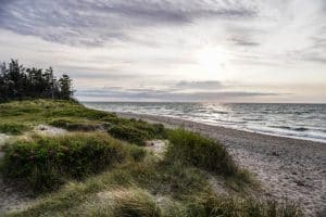 Udsholt Strand i Nordsjælland