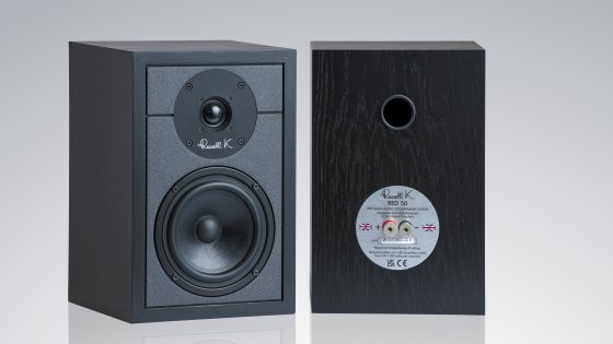 Russell K Red 50Se Black Oak off-black baffle