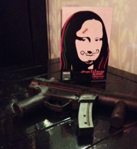 Mona Lisa with gun FullSizeRender