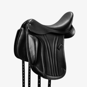 Premier Equine Marseille Monoflap læder dressur sadel - sort - 16,5"