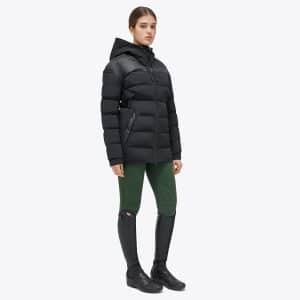 Cavalleria Toacana Long Hooded Puffa Jacket Sort