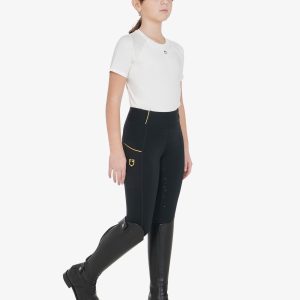 Equestro Slim Fit Junior Tights