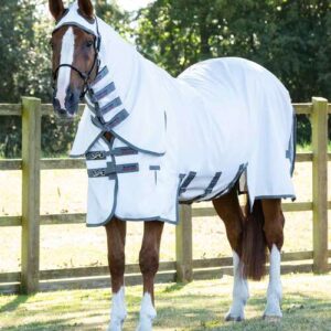 Premier Equine Sweet Itch Buster eksem dækken med maveklap - 5,0" (115cm)