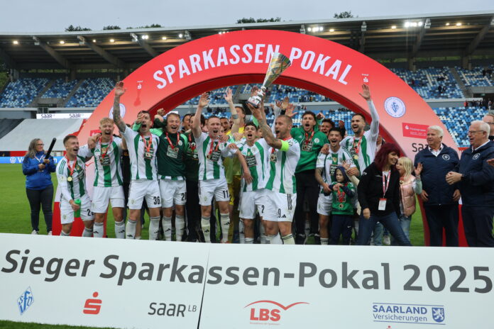 FC Homburg schafft ein versöhnliches Saisonende mit einem 9:0 Sieg gegen Palatia Limbach im Pokalfinale