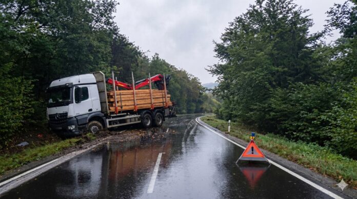 verunglückter LKW