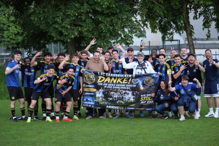 34.Spieltag Saarlandliga: FCS II – Sieg im Spitzenspiel zum Abschluss