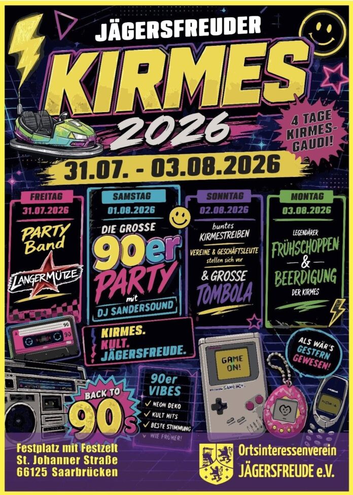 Programm Jägersfreuder Kirmes