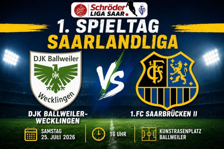 1.FC Saarbrücken II vor dem Saisonstart