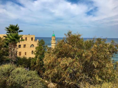 Ausblick in Tel Aviv Jaffa Richtung Andromeda-Felsen