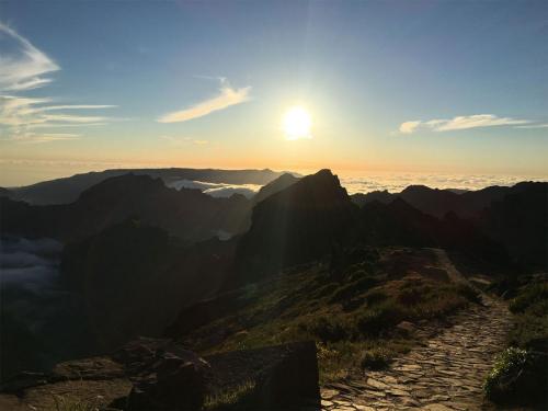 Sonnenuntergang am Pico do Arieiro auf Madeira