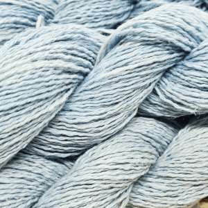 Baumwolle mit Leinen und Brennnesselfaser hellblau