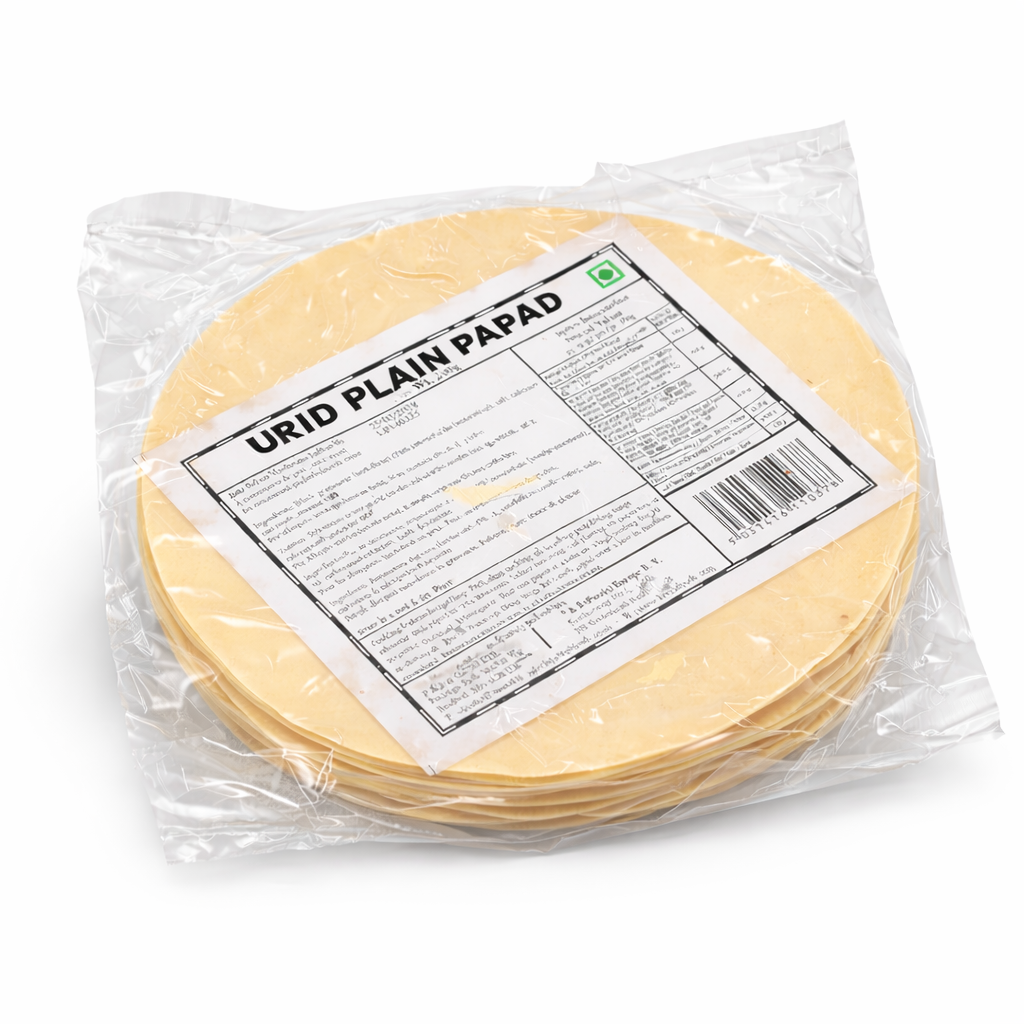 Plain urid papad 200g
