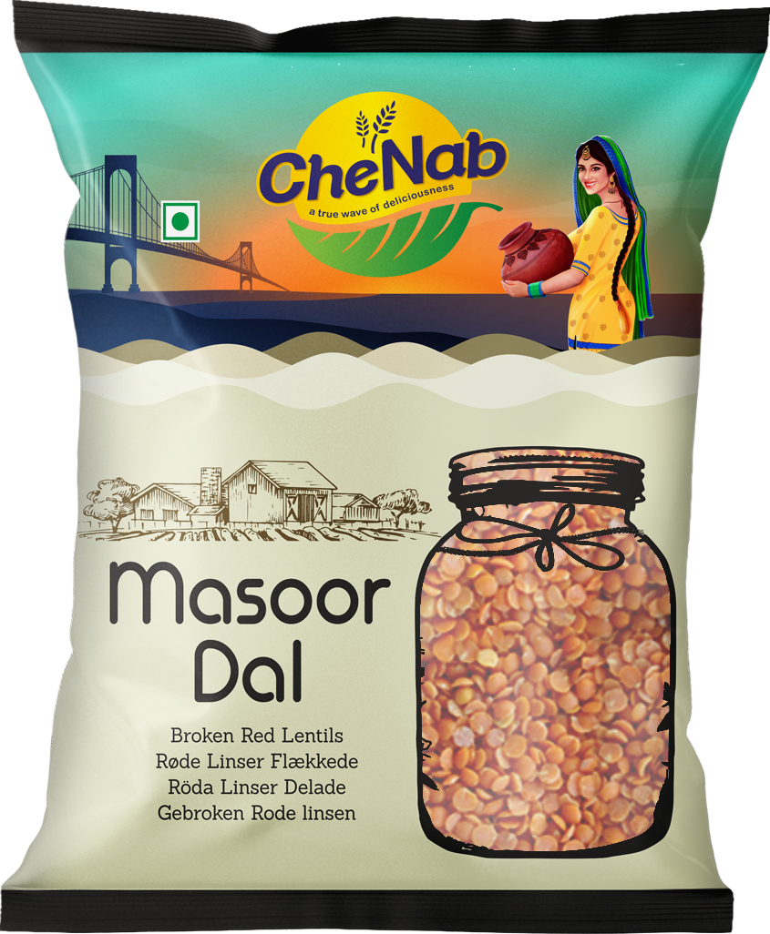 Masoor Daal (red lintels)1kg - Chenab