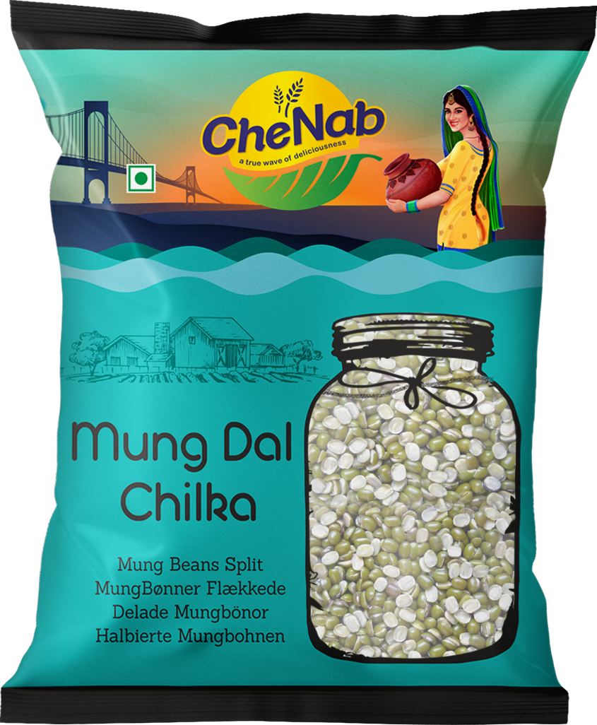 Mung Daal (Chilka) 2Kg- Chenab