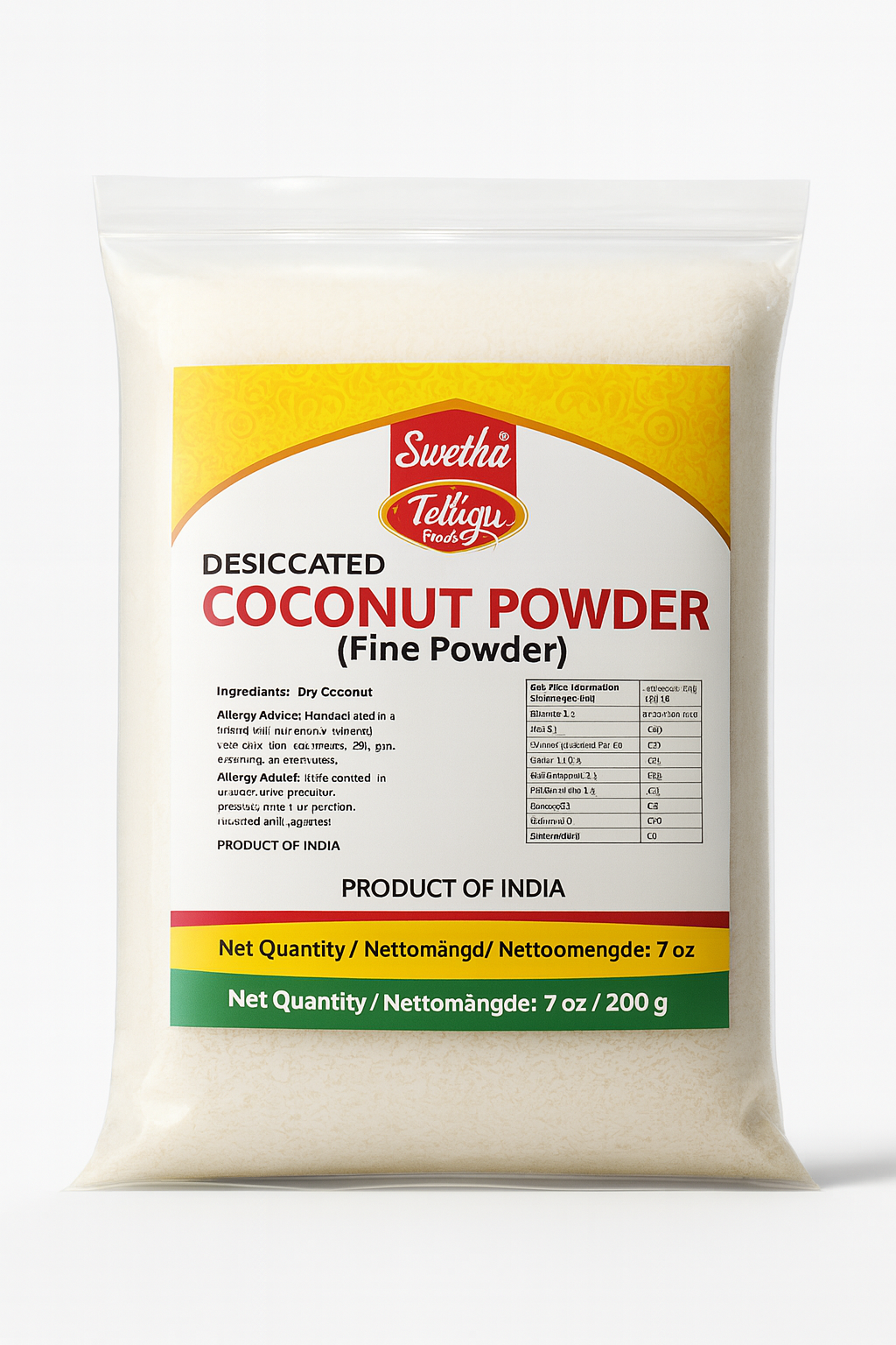 Telugu coconut powder 200g
