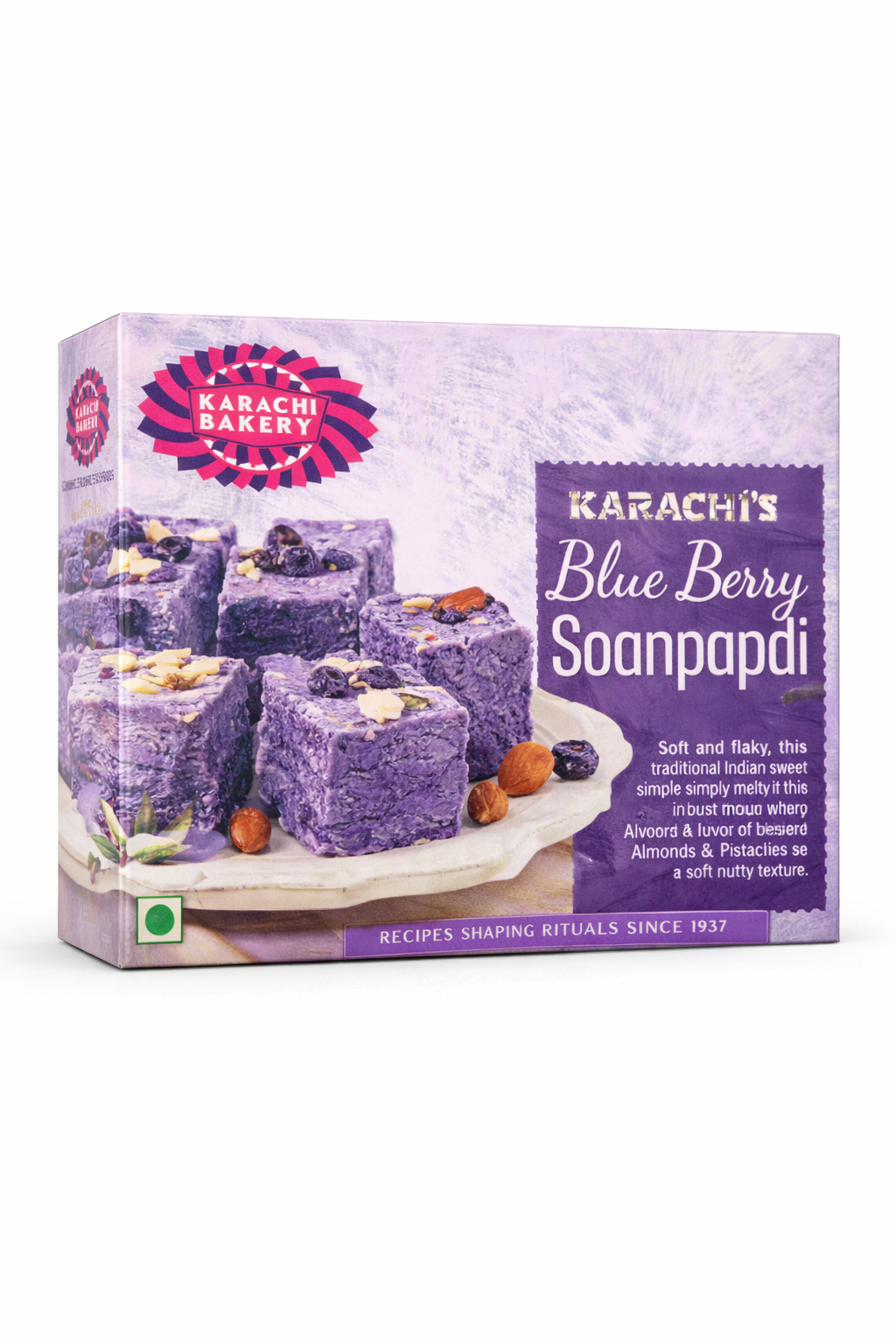 Karachi soan papdi blue berry 200g