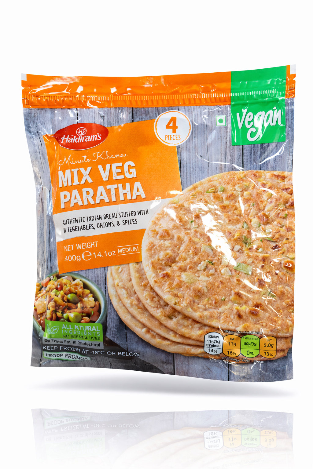 HR mix veg paratha 400g
