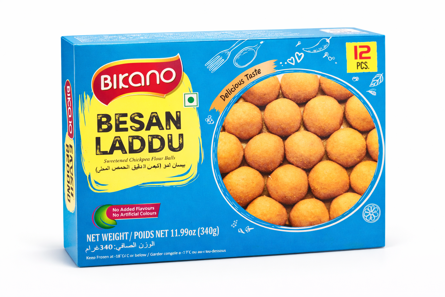 Bikano besan laddu 340g