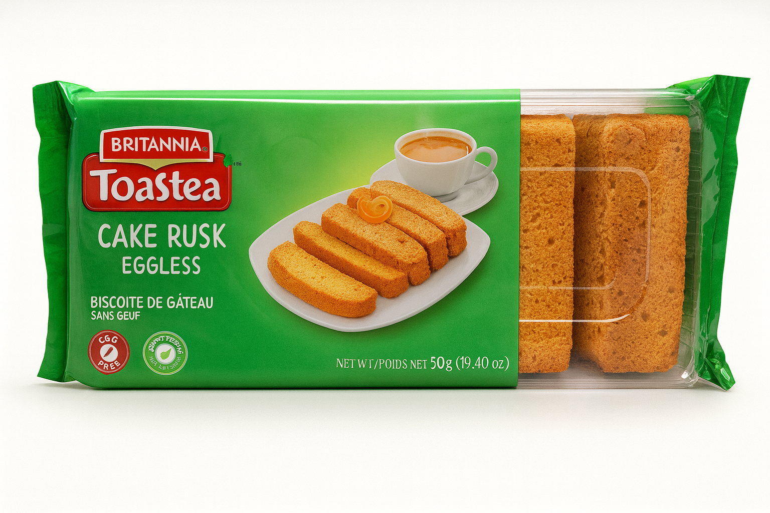 Britannia cake rusk eggless 550g