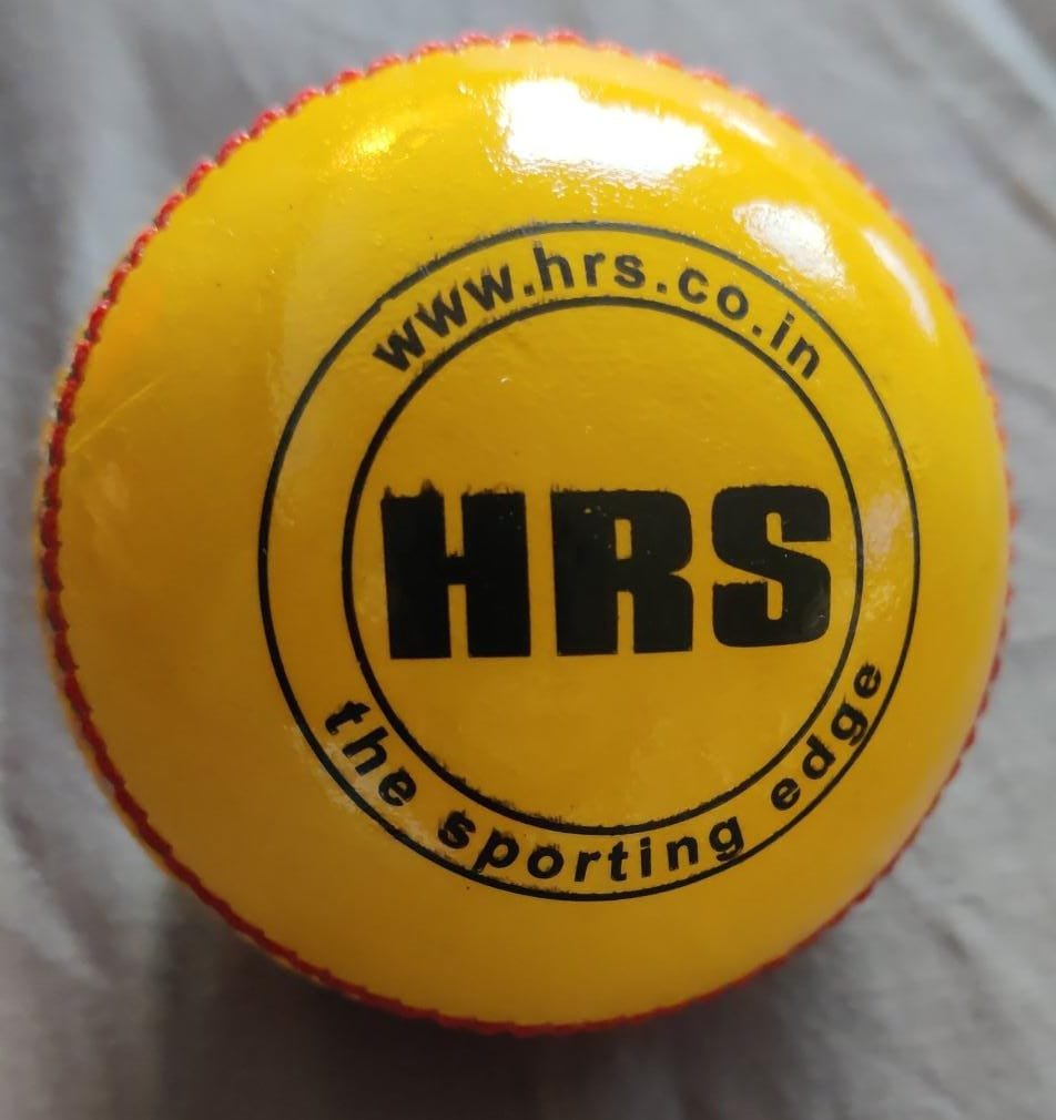 HRS LEATHER LIGHT WEIGHT BALL YELLOW COLOUR