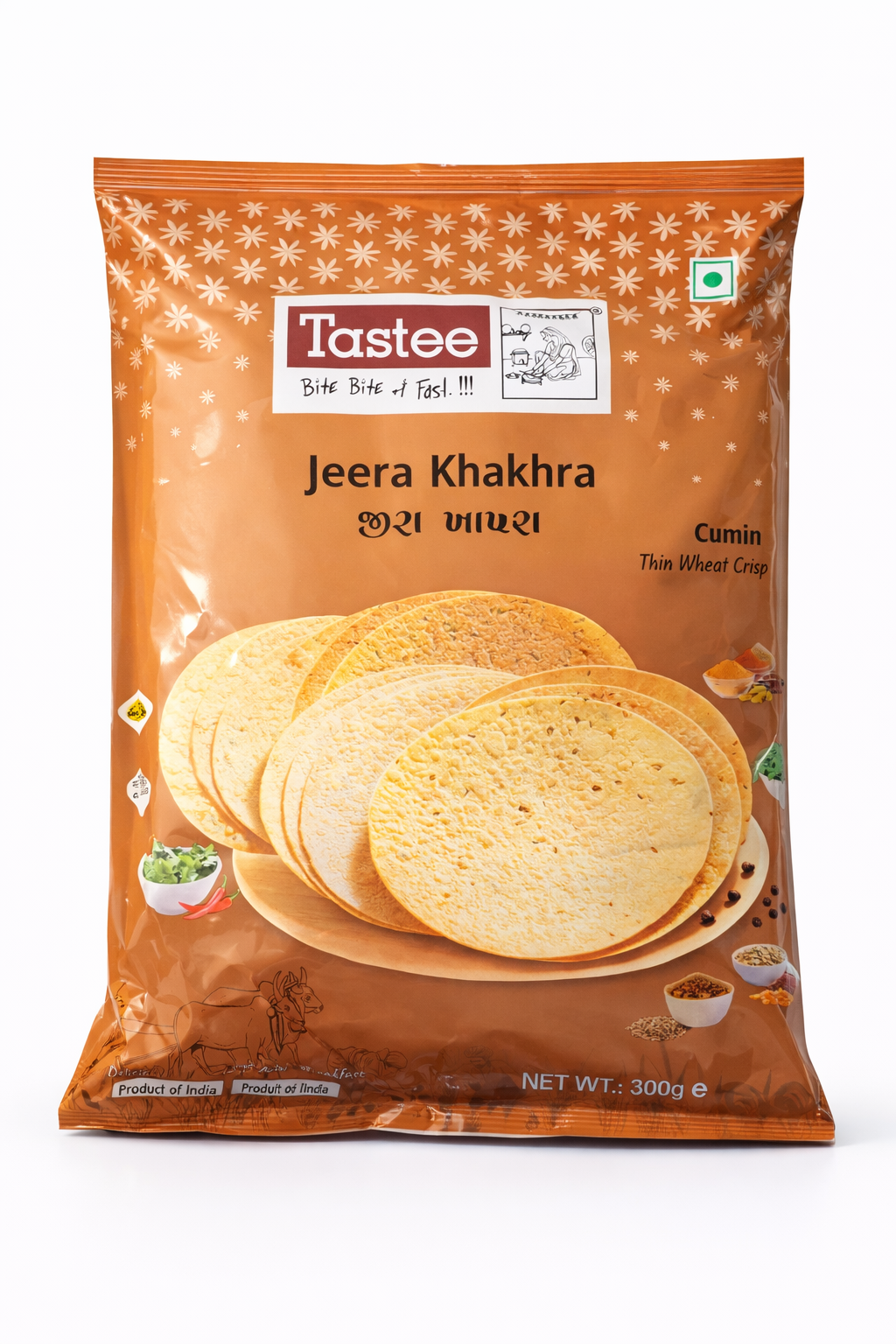 Tastee jeera khakhra 200g