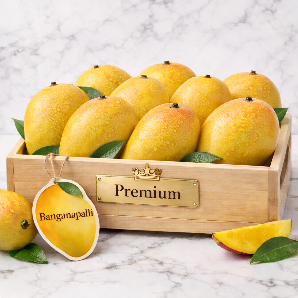 (Available)Banganapalli (Badami) premium Mangoes approx 7-12 pieces