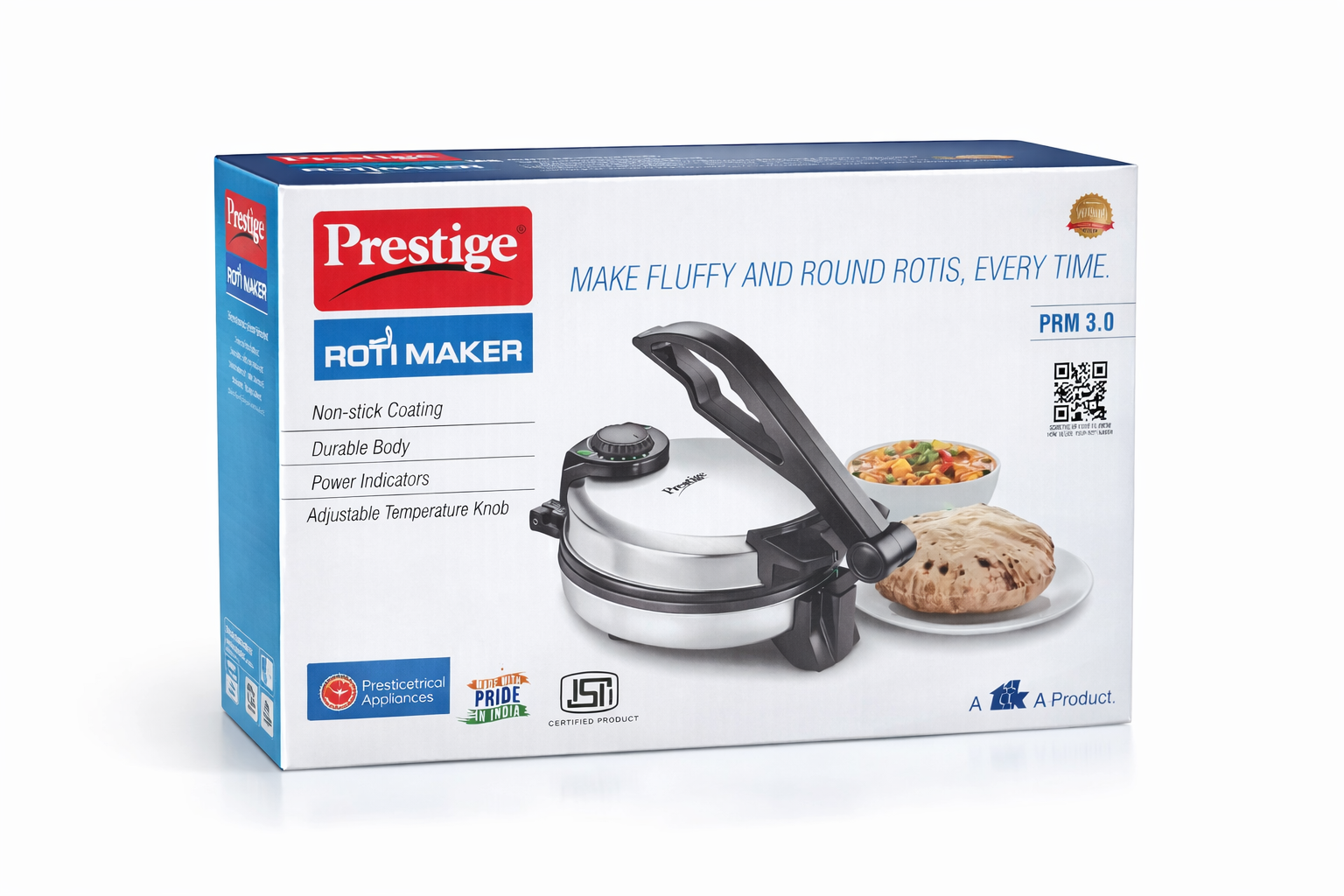 Prestige roti maker plain plate 8"