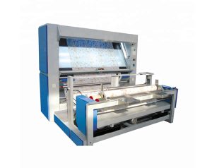 Fabric inspection and rolling machine