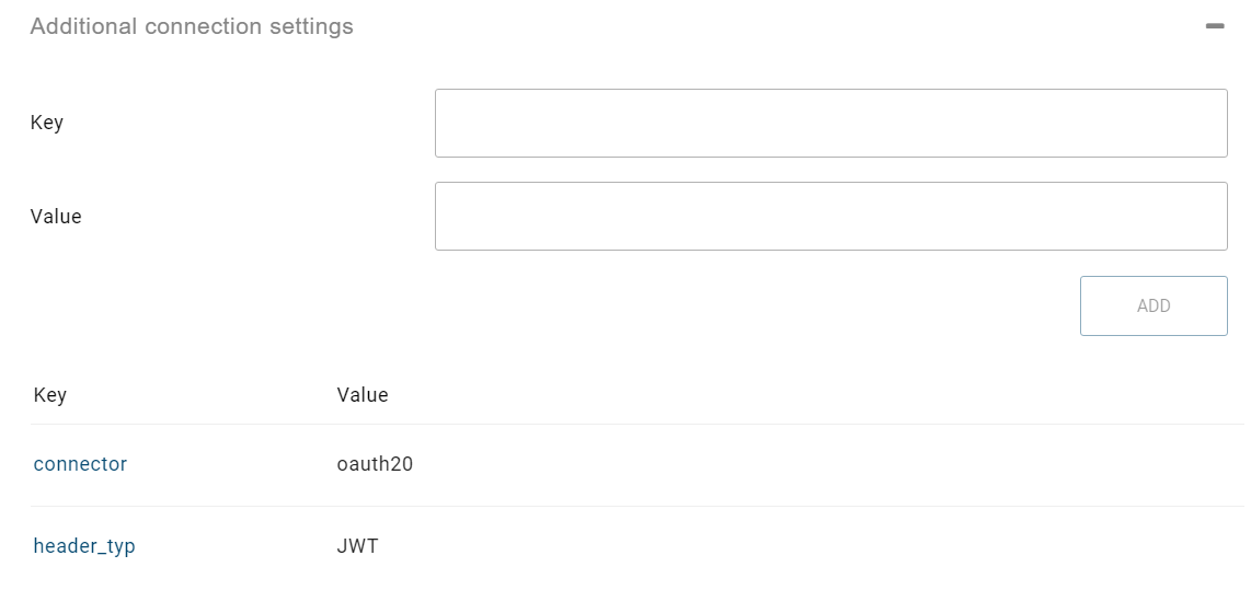 OAuth Header Typ