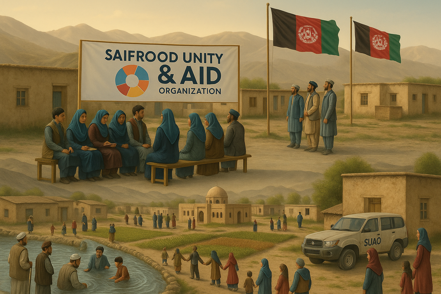 Saifrood Unity and Aid Organization Holistic approach Saifrood Unity and Aid Organization (SUAO)