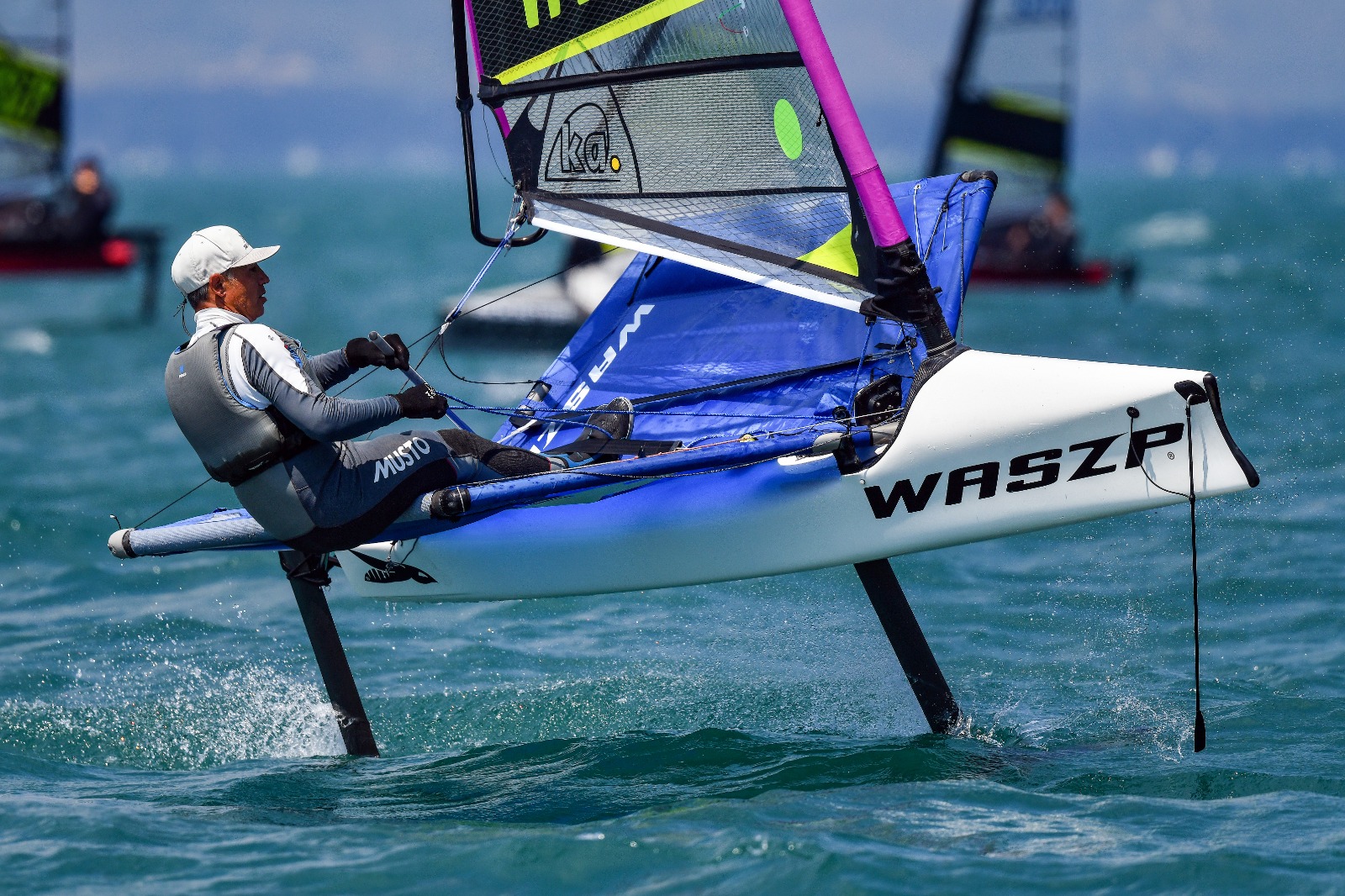 Giovanni Bonzio ai mondiali waszp di malcesine